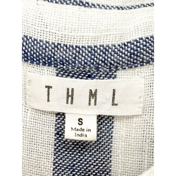 THML EMBROIDERED STRIPE SHIRT S - Picture 6 of 10